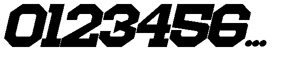 Morista Expanded  Slant Regular Font OTHER CHARS