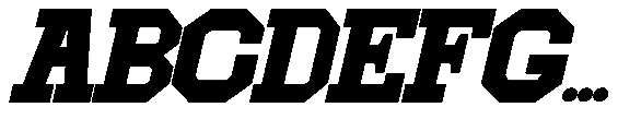 Morista Expanded  Slant Regular FONT