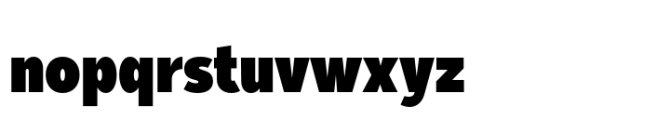 Moriz Condensed Black Font LOWERCASE