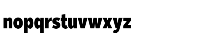 Moriz Condensed Bold Font LOWERCASE