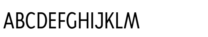 Moriz Condensed Book Font UPPERCASE