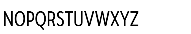 Moriz Condensed Book Font UPPERCASE