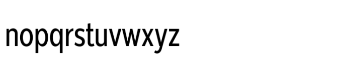 Moriz Condensed Book Font LOWERCASE