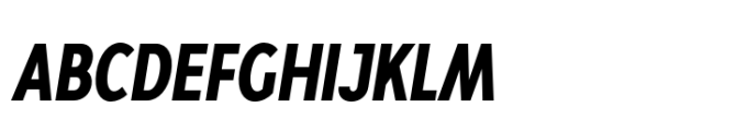 Moriz Condensed Medium Italic Font UPPERCASE