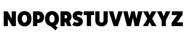 Moriz Semi Condensed Black Font UPPERCASE
