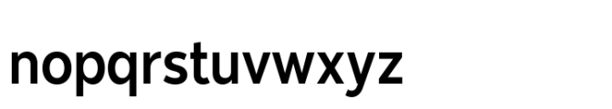 Moriz Semi Condensed Regular Font LOWERCASE