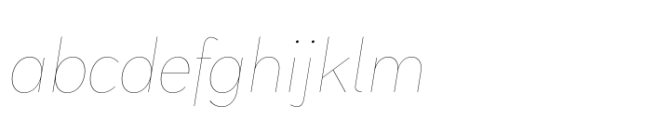 Moriz Thin Italic FONT