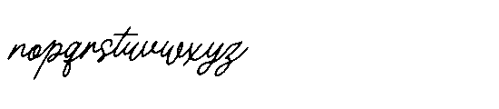 Morlintado Italic Font LOWERCASE
