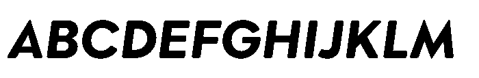 Morn Soft Bold Oblique Font UPPERCASE