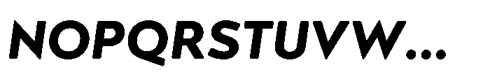 Morn Soft Bold Oblique Font UPPERCASE