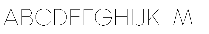Morn Soft Hairline Font UPPERCASE