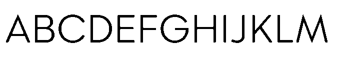 Morn Soft Light Font UPPERCASE