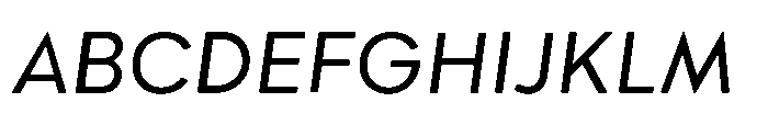Morn Soft Oblique Hairline Oblique Font