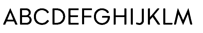 Morn Soft Roman Hairline Font UPPERCASE