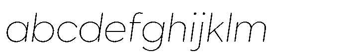 Morn Soft Thin Oblique FONT
