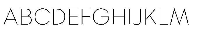Morn Soft Thin Font UPPERCASE