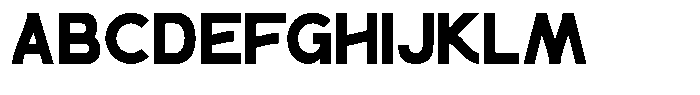 Morna Bold Font UPPERCASE