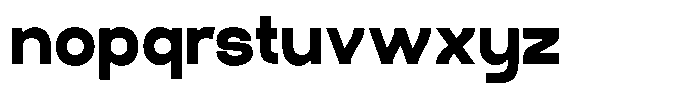 Morna Bold Font LOWERCASE