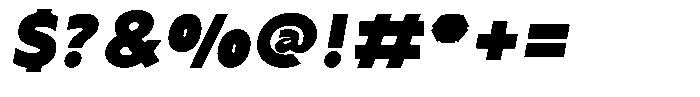 Morna Italic Font OTHER CHARS
