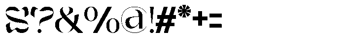 Mornek Regular Font OTHER CHARS