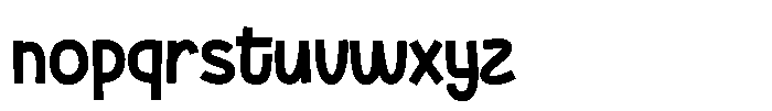 Mornilo Font LOWERCASE