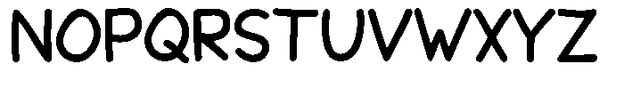 Morning Bloom Font UPPERCASE