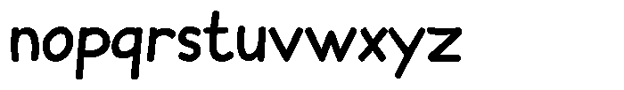 Morning Bloom Font LOWERCASE