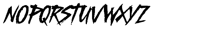 Mornsey Font UPPERCASE