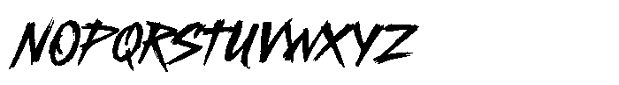 Mornsey Font LOWERCASE