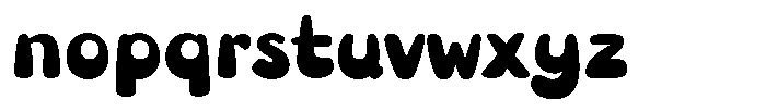 Moro Font LOWERCASE