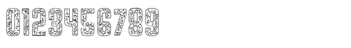 Morozko Foamy Outline Rough Font OTHER CHARS