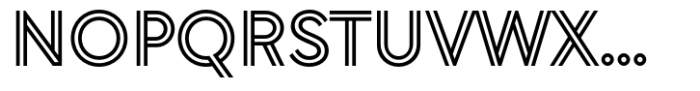 Morph Doubleline Font LOWERCASE