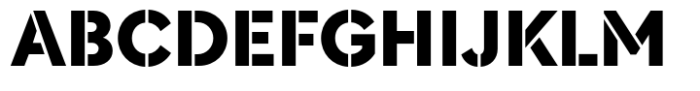 Morph Stencil Bold FONT