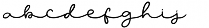 Morphadore Regular Font LOWERCASE