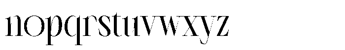 Morside Font LOWERCASE