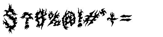 Mortal Reign Font OTHER CHARS