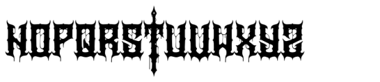 Mortaly Sword Font LOWERCASE