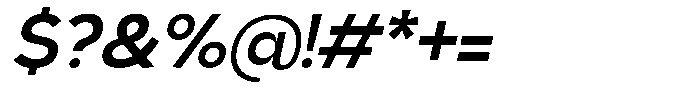 Mortane Italic Font OTHER CHARS