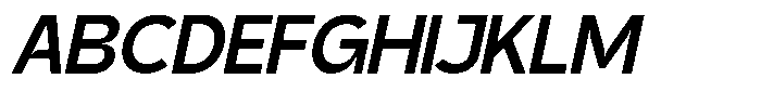 Mortane Italic Font UPPERCASE
