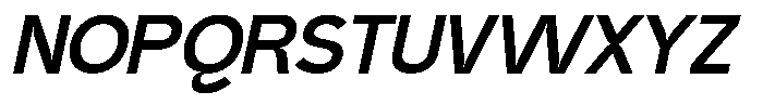 Mortane Italic Font UPPERCASE