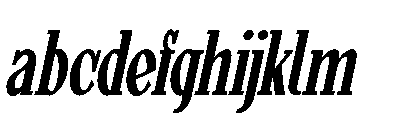 Mortgage Italic FONT