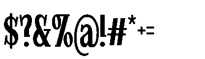 Mortgage Regular Font OTHER CHARS