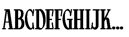 Mortgage Regular Font UPPERCASE