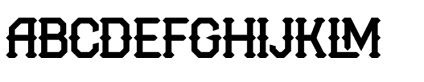 Morthan Blacks Regular Font UPPERCASE