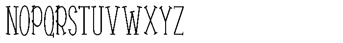 Morthano Font LOWERCASE