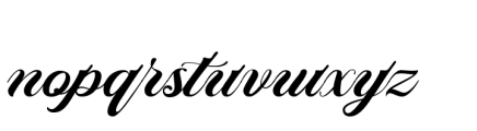Morthena Font LOWERCASE