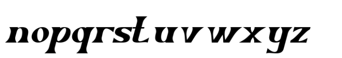 Mortise Italic Font LOWERCASE