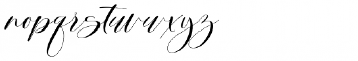 Mortyni Regular Font LOWERCASE