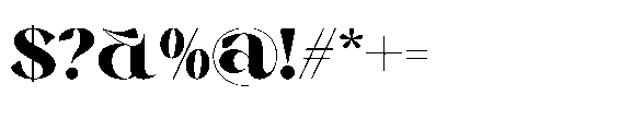Morv Regular Font OTHER CHARS