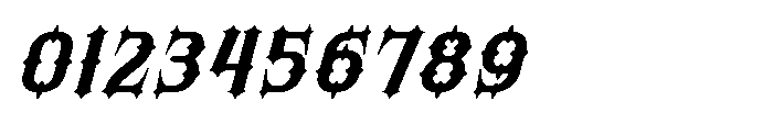 Morvaine Bold Italic Font OTHER CHARS